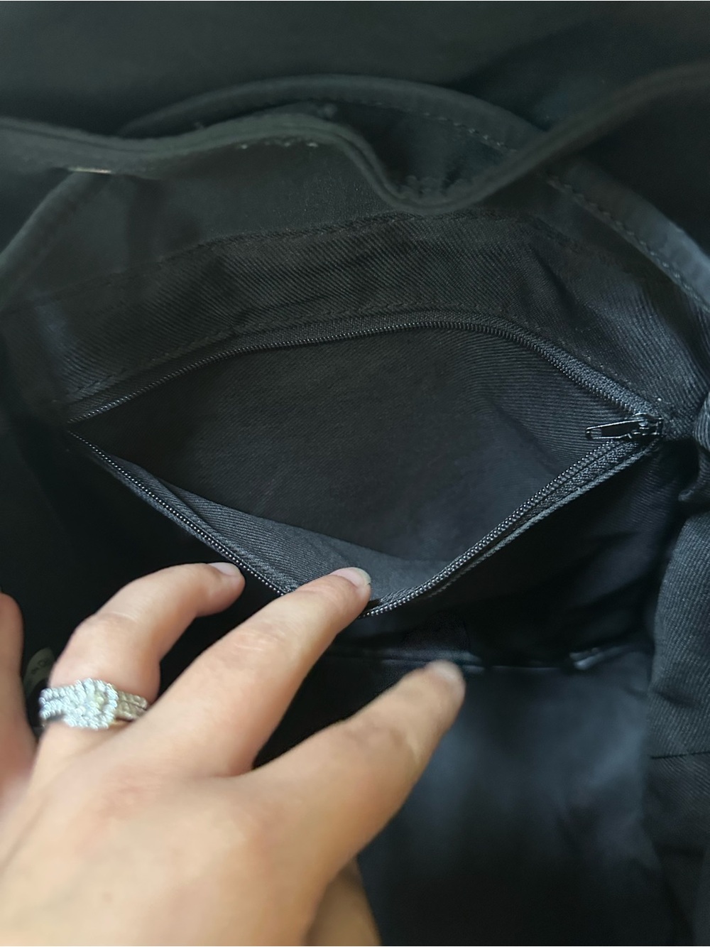 Prada Black Nylon Backpack with Silver Hardware - Picture 6 of 11